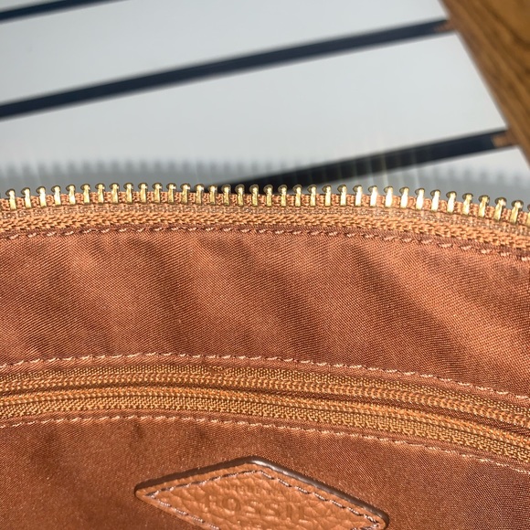 Fossil Cross body brown handbag leather cows hides - Picture 5 of 8